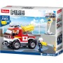SLUBAN Fire Auto off-road s vodním dělem 192 dílků + 2 figurky STAVEBNICE