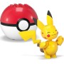 Pokémon Megablok set 2x Pokéball Pikachu + Zubat stavebnice 40 dílků