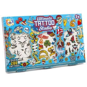Tetování dětské The Ultimate modré tetovací studio 200+ pro kluky