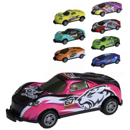 Auto kaskadérské trikové kovové Stunt Car zpětný chod 8 druhů