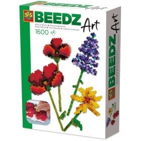 SES CREATIVE Beedz zažehlovací 3D korálky Art luční květiny 1600ks