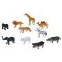 Zvířata divoká Safari 6,5 cm plastové figurky zvířátka set 10ks v sáčku
