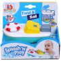 BBURAGO Junior baby lodička natahovací motorový člun do vody do vany