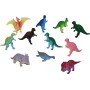 Zvířata dinosauři 7cm plastové figurky zvířátka set 12ks v sáčku