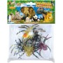 Zvířata pavouk exotický 8cm plastové figurky zvířátka set 5ks v sáčku