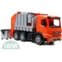 LENA Auto popelářské Mercedes Arocs 72cm 3 osy set se 2 kontejnery plast