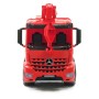 LENA Auto jeřáb Mercedes Arocs 70cm funkční červený plast
