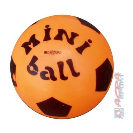 ACRA Míč mini ball gumový potištěný Oranžový 14 cm