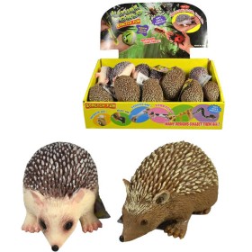 Ježek měkký strečový gumové zvířátko 10cm natahovací 2 barvy