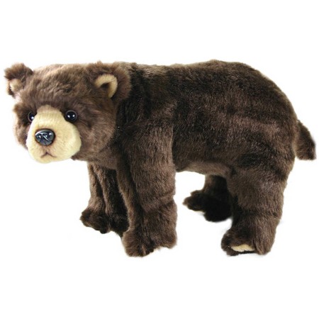 PLYŠ Medvěd hnědý stojící 40cm Eco-Friendly *PLYŠOVÉ HRAČKY*