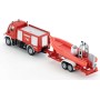 SIKU Auto hasiči Unimog s přívěsem s člunem 1:87 kovové 1636