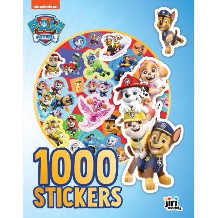 JIRI MODELS 1000 samolepek v sešitu Tlapková patrola (Paw Patrol)