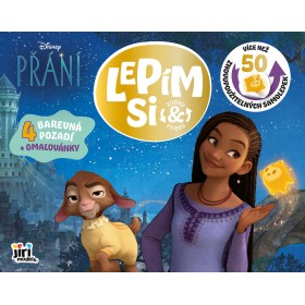 JIRI MODELS Lepím si znovu Disney Přání zábava se samolepkami