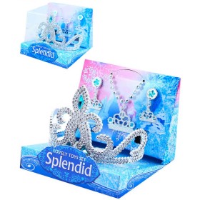 KARNEVAL Set korunka s doplňky zimní království *KARNEVALOVÝ DOPLNĚK*