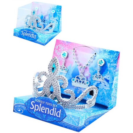 KARNEVAL Set korunka s doplňky zimní království *KARNEVALOVÝ DOPLNĚK*