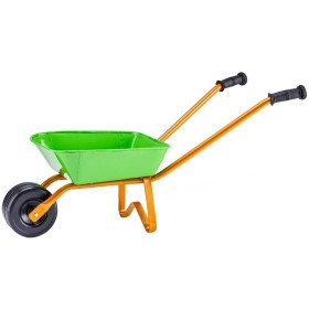 MERKUR Kolečko dětské zelená-oranžová kovová kolečka na písek