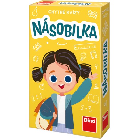 DINO Hra naučná kvízová Chytré kvízy: Násobilka