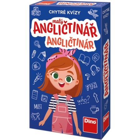 DINO Hra naučná kvízová Chytré kvízy: Malý angličtinář