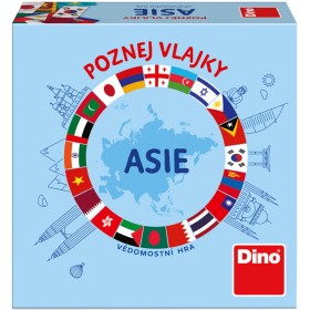 DINO Hra Poznej vlajky Asie karetní *SPOLEČENSKÉ HRY*
