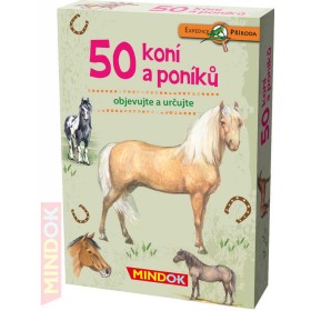 MINDOK HRA kvízová Expedice Příroda: 50 koní a poníků naučná