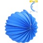 Lampion koule modrý papírový 20cm na svíčku v sáčku