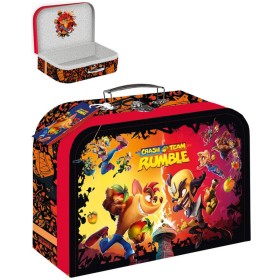 Kufřík dětský školní Crash Team Rumble klučičí 35x25cm karton
