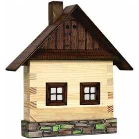 WALACHIA Chalupa roubená na zeď W02B Hobby Kit DŘEVĚNÁ STAVEBNICE