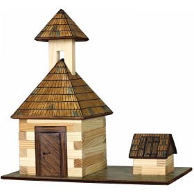 WALACHIA Zvonice a studna W09 Hobby Kit DŘEVĚNÁ STAVEBNICE