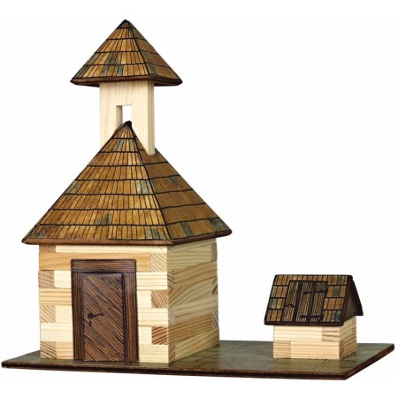 WALACHIA Zvonice a studna W09 Hobby Kit DŘEVĚNÁ STAVEBNICE