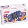 Hra retro digitální Tetris Brick Game konzole padající kostky na baterie 3 barvy