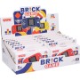 Hra retro digitální Tetris Brick Game konzole padající kostky na baterie 3 barvy