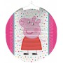 Lampion kulatý prasátko Peepa Pig 25cm na svíčku karton