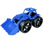 WADER Auto baby nakladač Maximus 68cm velká kola modrý na písek