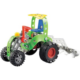 Stavebnice šroubovací kovová traktor 122 dílků s nástroji v krabici