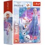 TREFL PUZZLE Frozen 2 (Ledové Království) mini 20x13cm 54 dílků 4 druhy