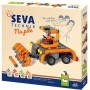 SEVA TECHNIK Na pile plastová STAVEBNICE 412 dílků v krabici