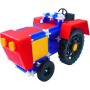SEVA Klasik Nejmenší Traktor STAVEBNICE plastová 115 dílků v krabici