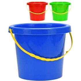 Kbelík 20cm baby kyblíček plastový žluté ouško 3 barvy