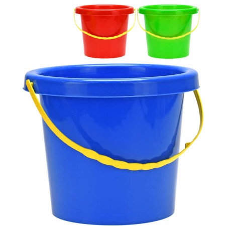 Kbelík 20cm baby kyblíček plastový žluté ouško 3 barvy