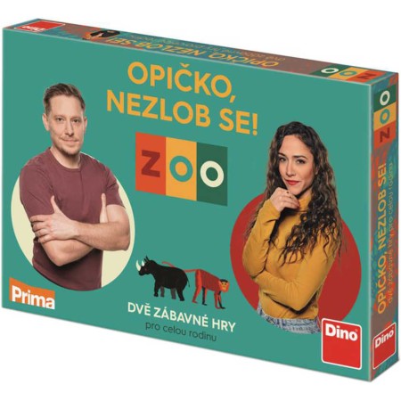 DINO Hra Opičko, nezlob se! Prima ZOO 2v1 *SPOLEČENSKÉ HRY*