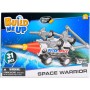 Stavebnice BuildMeUP Space Warrior 30-35 dílků 4 druhy plast