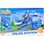 Stavebnice BuildMeUP Policejní stanice Helikoptéra 122 dílků plast