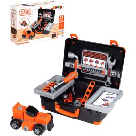 SMOBY B+D Bricolo pracovní dětské nářadí + montážní auto malý kutil v kufříku
