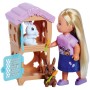 SIMBA Panenka Steffi + Evička Rabbit Family herní set se 2 králíky a doplňky