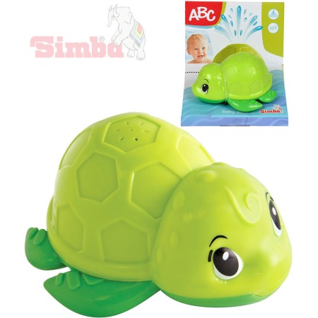 SIMBA Baby želvička do vody 11cm na baterie s vodotryskem plast pro miminko