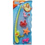SIMBA Chytání rybiček set magnetický prut 36cm + 3 zvířátka plast na kartě