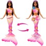 MATTEL BRB Panenka Barbie kouzelná květinová mořská víla tmavovláska