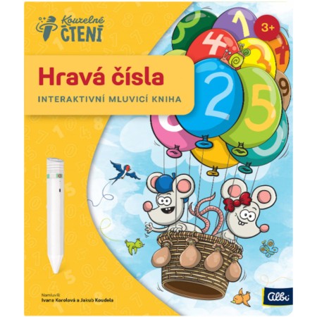 ALBI Kouzelné čtení Kniha interaktivní Hravá čísla