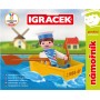 EFKO IGRÁČEK Námořník povolání set figurka kloubová s lodičkou