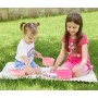 Nádobí baby dětské růžové set 2 hrnce s pánví a doplňky plast